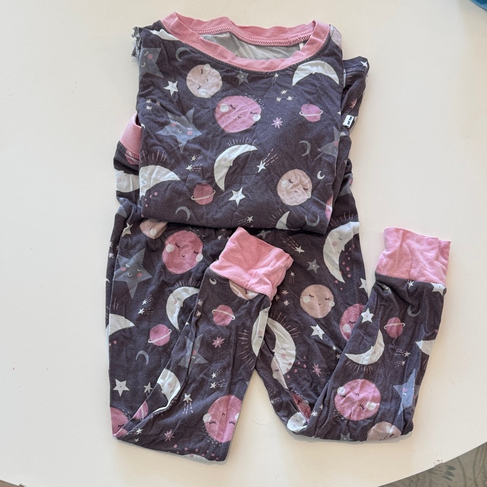 Little Sleepies Girls Moon 3t pajamas